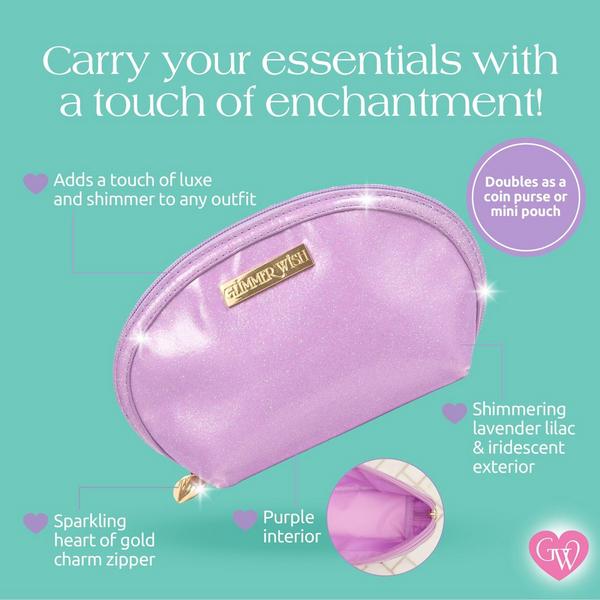 Glimmer Wish Mermaid Purple Pearl Pouch #3