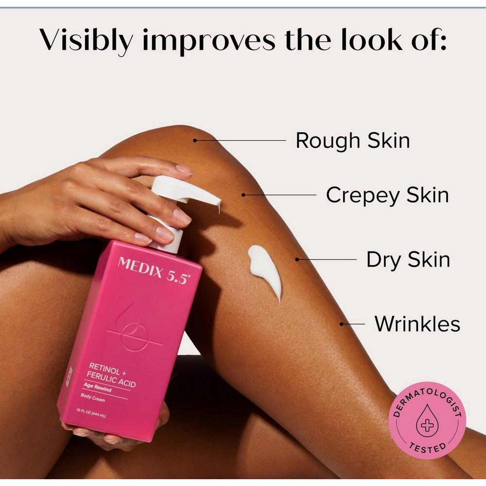 Retinol + Ferulic Acid Age Rewind Body Cream - Fragrance