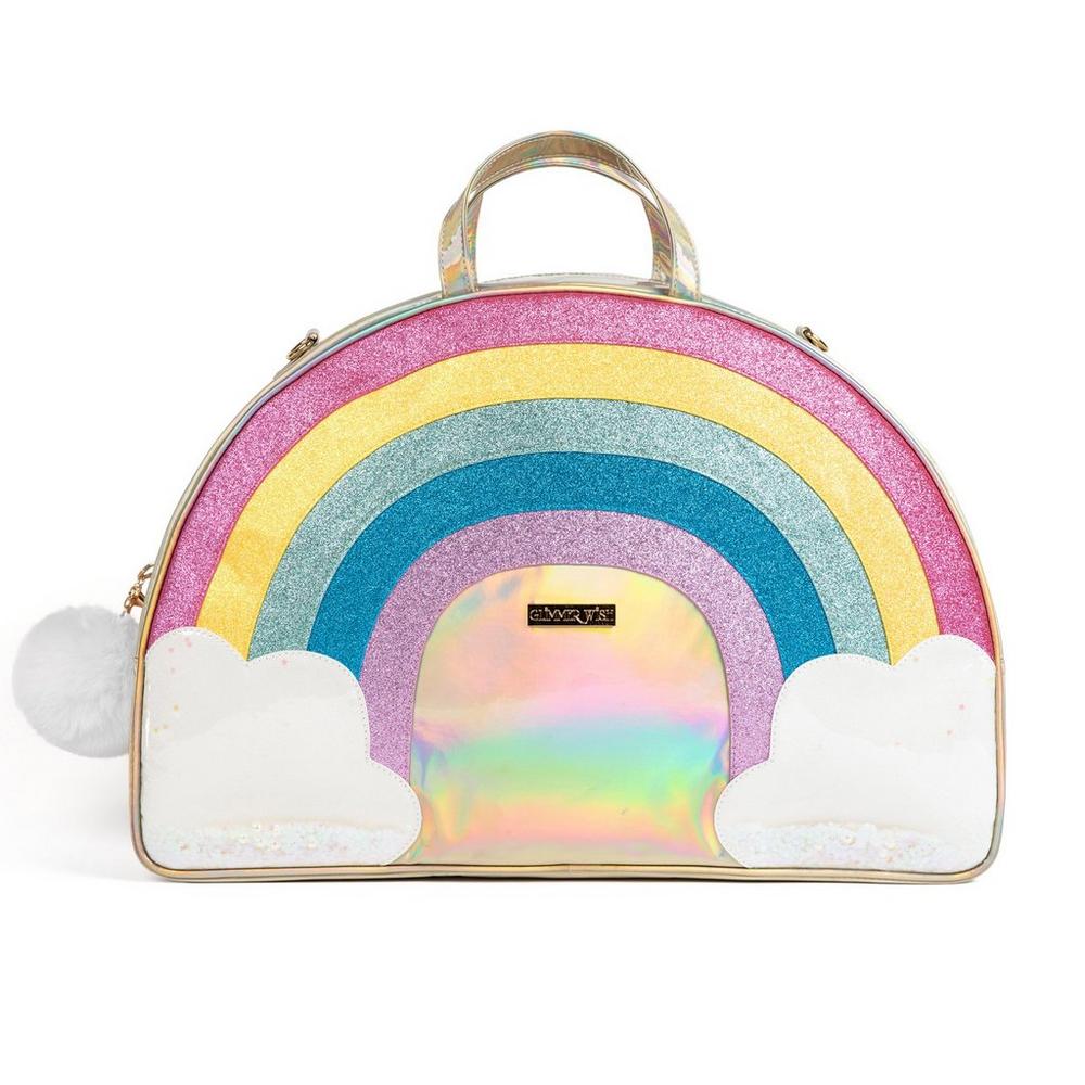Glimmer Wish Unicorn Rainbow Overnight Bag