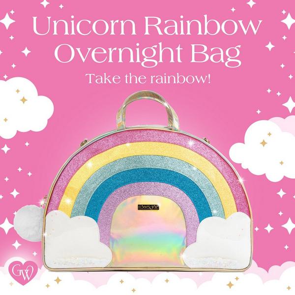 Glimmer Wish Unicorn Rainbow Overnight Bag #2