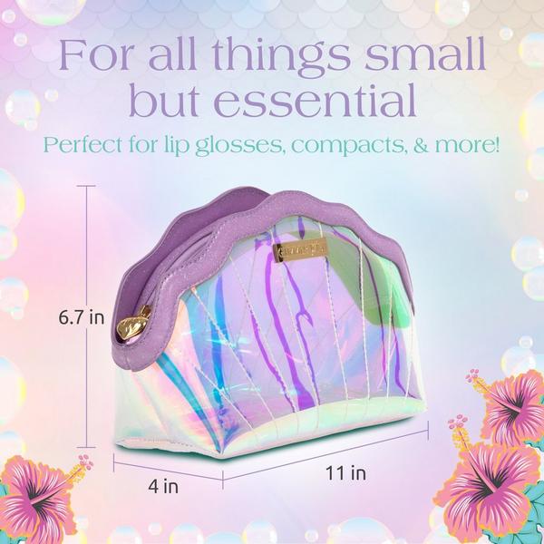 Glimmer Wish Mermaid Shell Cosmetic Bag #4