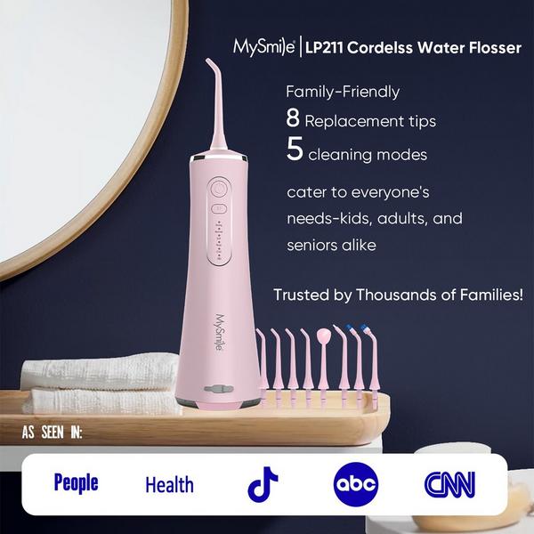MySmile LP211 Portable Cordless Water Flosser with 5 Modes #5