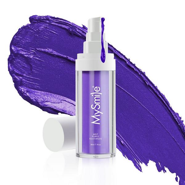 MySmile Purple Color Corrector Toothpaste for Daily Teeth Whitening #3