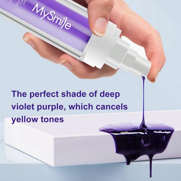 MySmile Purple Color Corrector Toothpaste for Daily Teeth Whitening #4