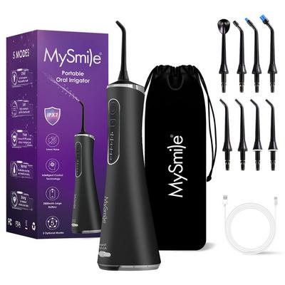 MySmile LP211 Portable Cordless Water Flosser with 5 Modes