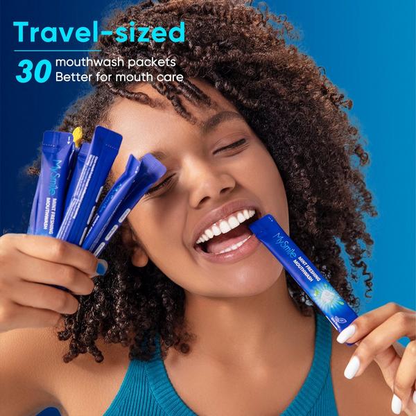 MySmile Travel-Friendly Alcohol-Free Mouthwash in Fresh Mint #2