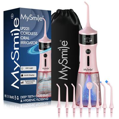 MySmile LP221 Cordless Professional Water Flosser with UVC Sterilizable