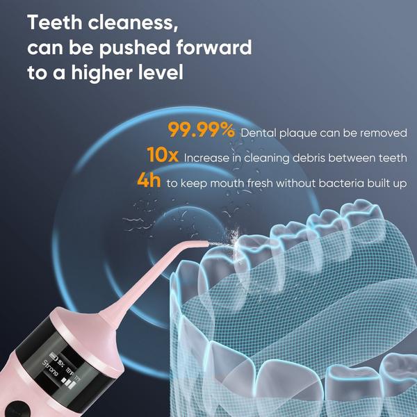 MySmile LP221 Cordless Professional Water Flosser with UVC Sterilizable #2