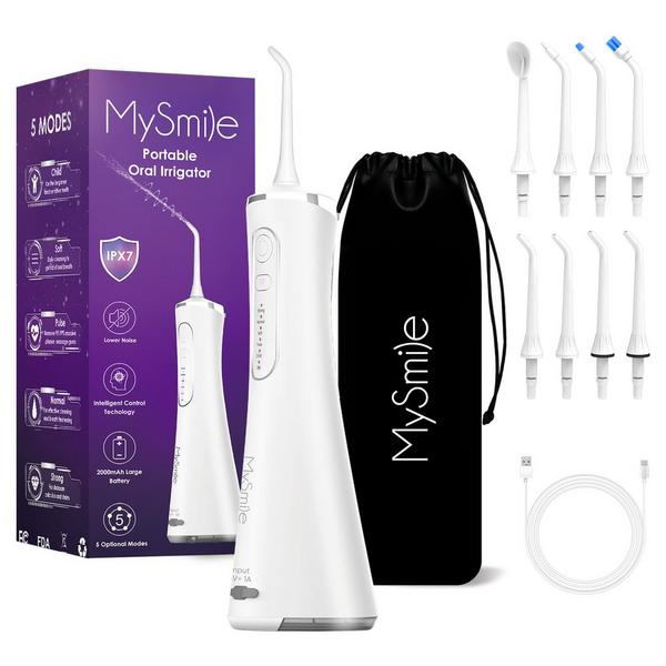 MySmile LP211 Portable Cordless Water Flosser with 5 Modes #1