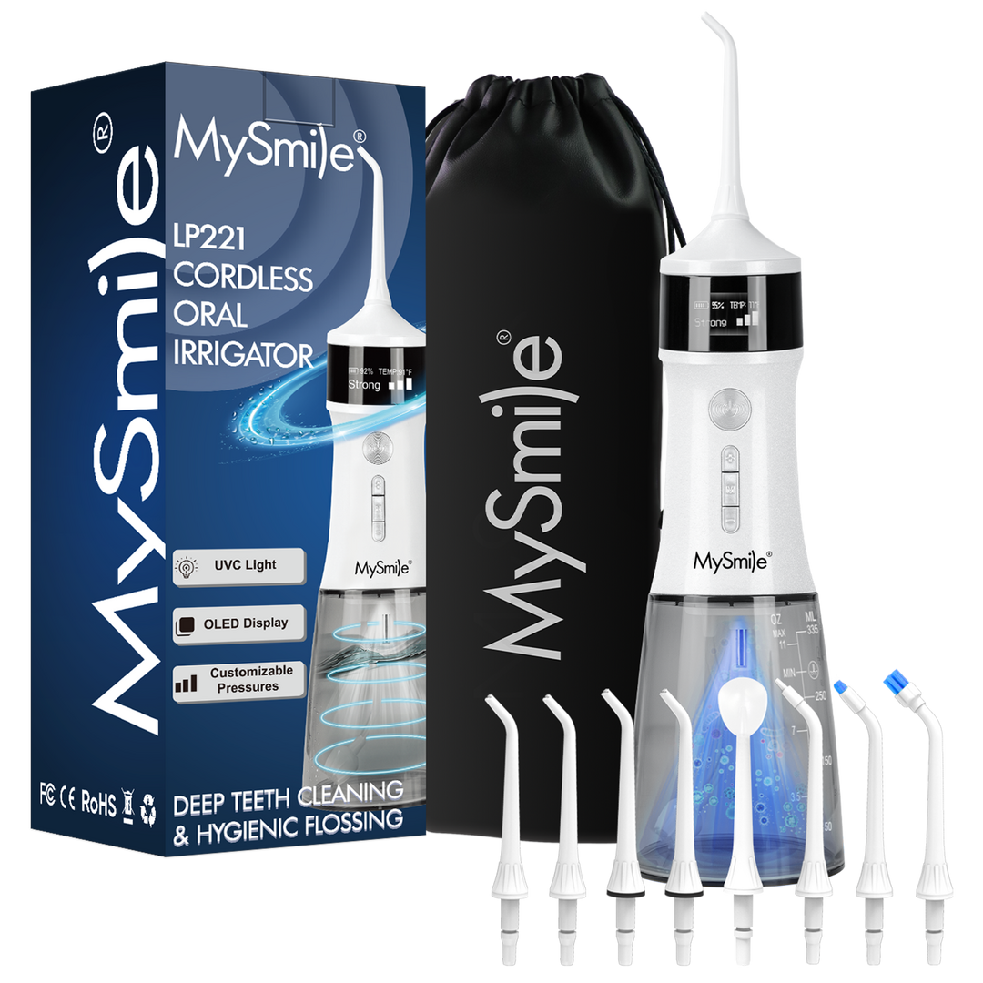 MySmile LP221 Cordless Professional Water Flosser with UVC Sterilizable #1