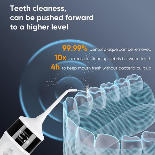MySmile LP221 Cordless Professional Water Flosser with UVC Sterilizable #2