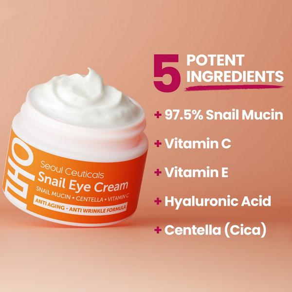 Seoul Ceuticals Korean Skin Care Snail Eye Cream #4