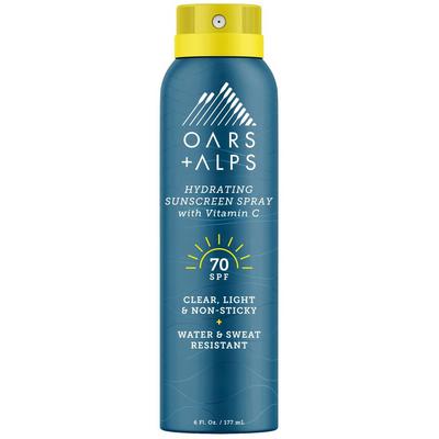 Oars + Alps Hydrating Antioxidant SPF 70 Spray