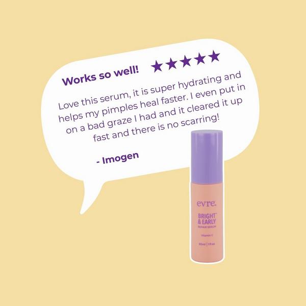 Evre Skincare Bright & Early Vitamin C Repair Serum for Teens #5