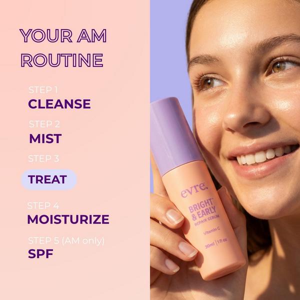 Evre Skincare Bright & Early Vit C Repair Serum for Teens #2