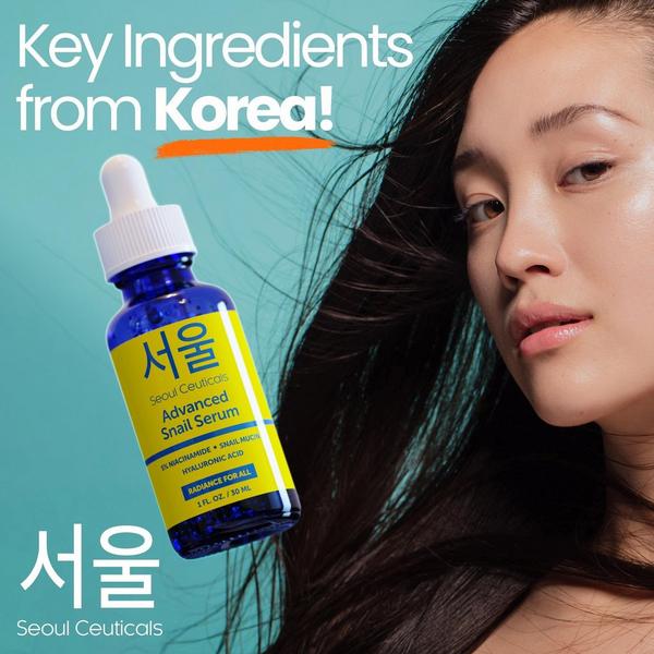 Seoul Ceuticals Korean Skin Care Niacinamide Advanced Snail Serum #3