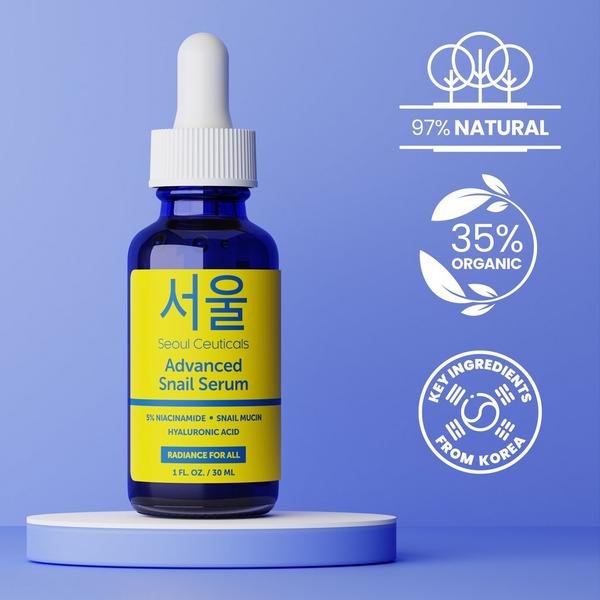 Seoul Ceuticals Korean Skin Care Niacinamide Advanced Snail Serum #4