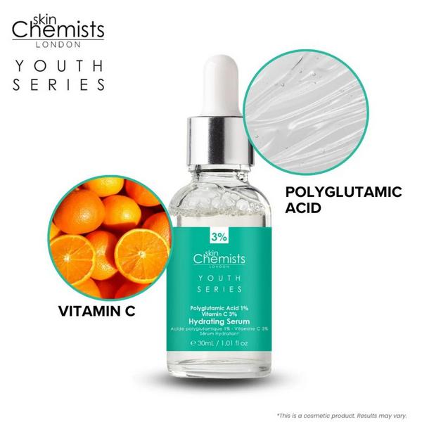 skinChemists Youth Series Hydrating Serum Polyglutamic Acid 1%, Vitamin C 3% #4