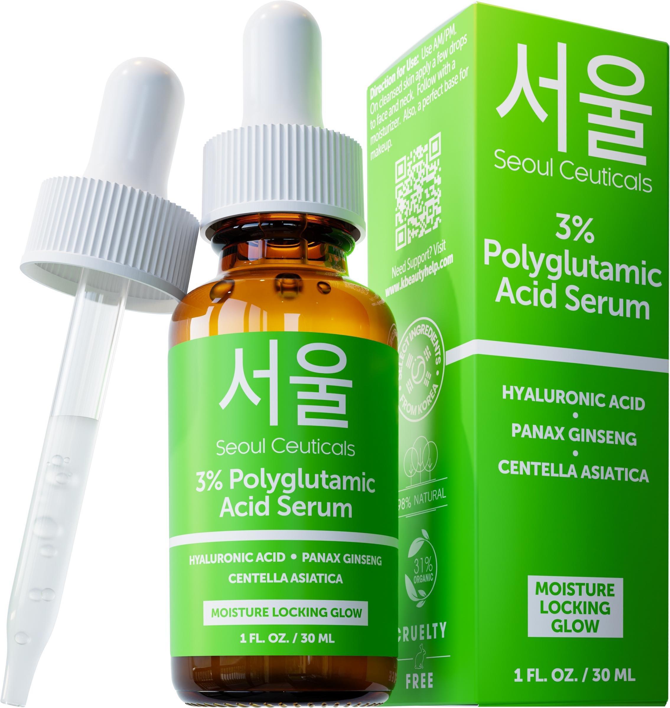 Seoul Ceuticals Korean Skin Care 3% Polyglutaimic Acid Serum #1