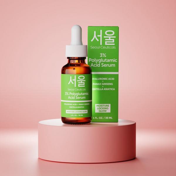 Seoul Ceuticals Korean Skin Care 3% Polyglutaimic Acid Serum #3