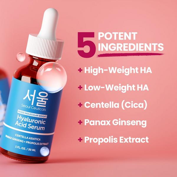 Seoul Ceuticals Mixed Molecular Weight Hyaluronic Acid Serum #5
