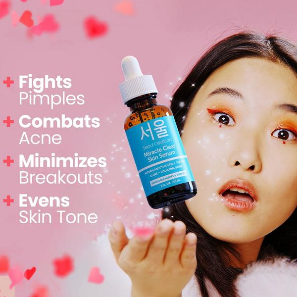 Seoul Ceuticals Korean Skin Care Miracle Clear Skin Serum #4