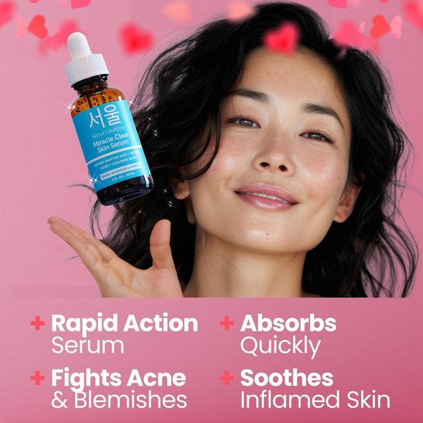 Seoul Ceuticals Korean Skin Care Miracle Clear Skin Serum #5