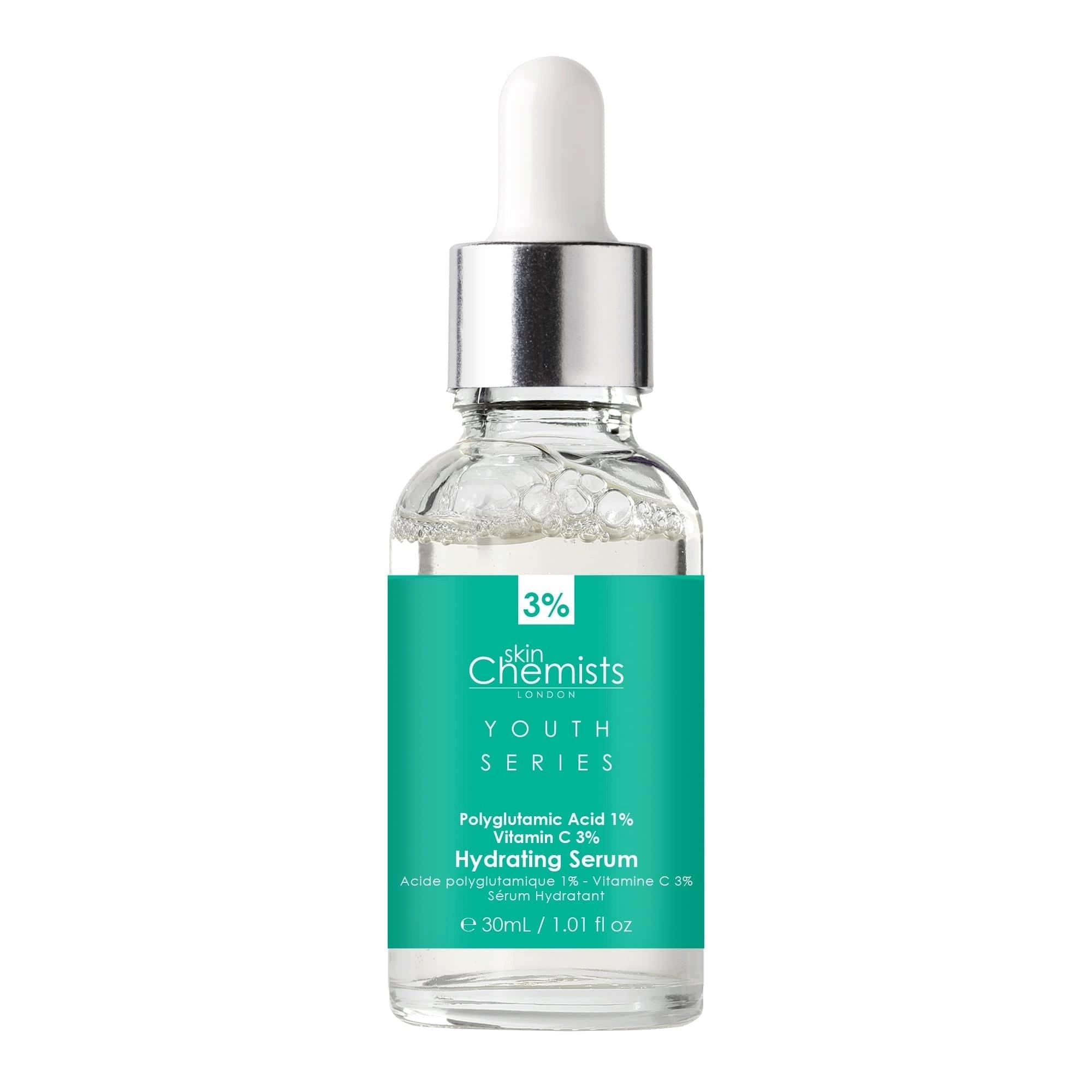 skinChemists Youth Series Hydrating Serum Polyglutamic Acid 1%, Vitamin C 3% #1