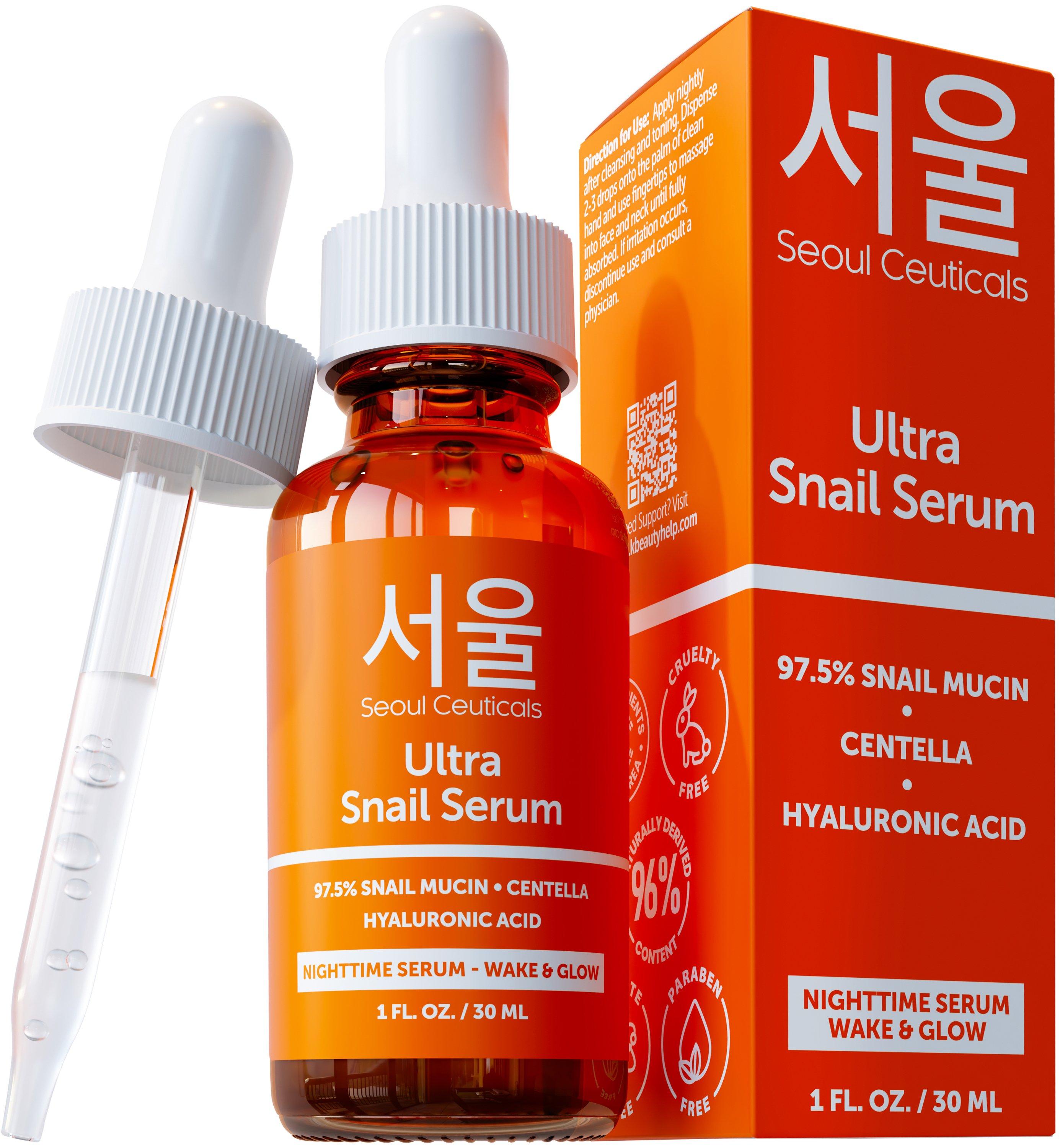 Seoul Ceuticals Korean Skin Care Ultra Snail Serum #1