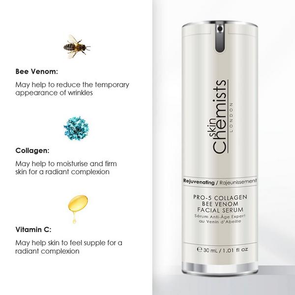 skinChemists Pro-5 Collagen Rejuvenating Bee Venom Facial Serum #4