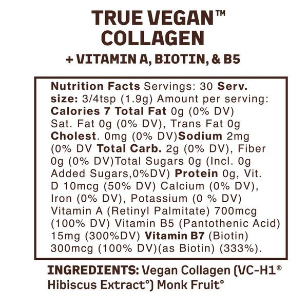 Veggimins True Vegan Collagen + Vitamin A, Biotin, & B5 #8