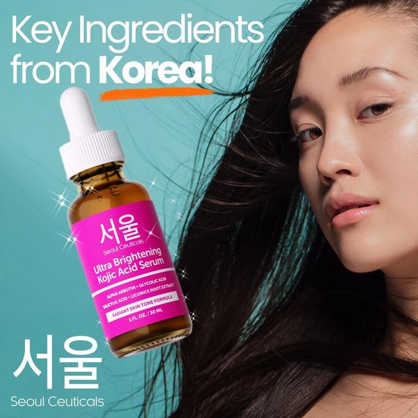 Seoul Ceuticals Korean Skin Care Ultra Brightening Kojic Acid Serum #4