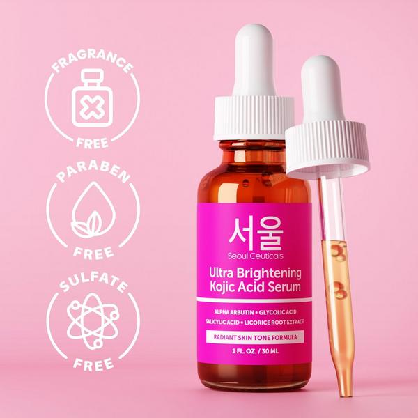 Seoul Ceuticals Korean Skin Care Ultra Brightening Kojic Acid Serum #7