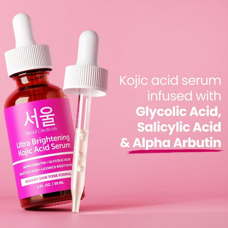 brightening serum- kojic acid & glutathione product info and reviews A powerhouse blend of Niacinamide, Vitamin C, Hyaluronic, and Kojic Acid in  Kojie.san Super Serum! Helps fade dark spots, smooth roughness, and improve  overall skin clarity. Get yours online:  https://tinyurl.com/KSSuperSerumShopee https://tinyurl.com
