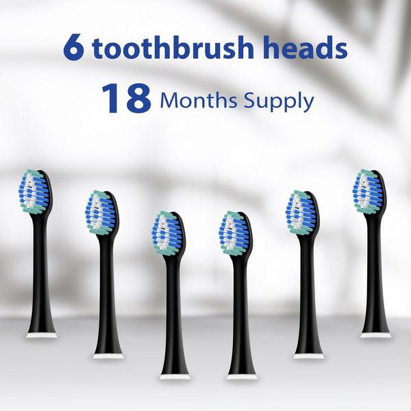 MySmile Elite Sonic Toothbrush Replacement Heads (6 Pack) #3