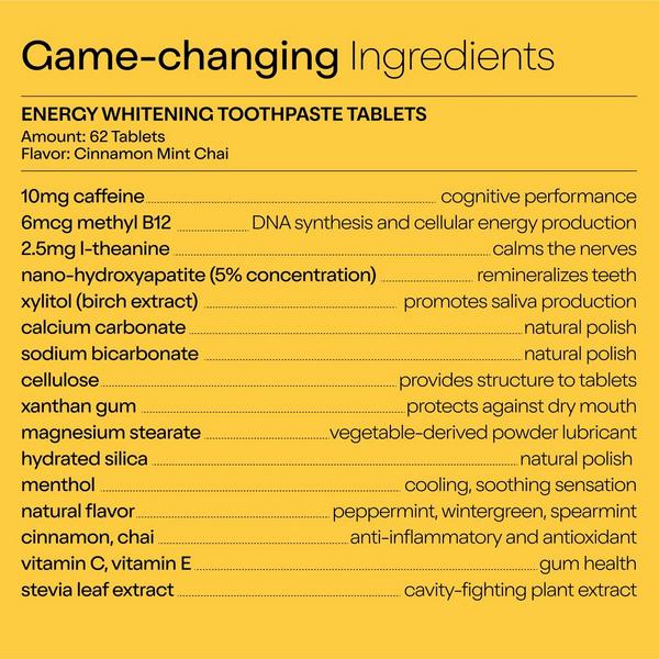 Duo Toothpaste Energy Whitening Toothpaste Tablets #6