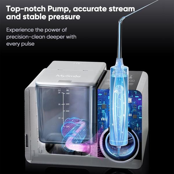 MySmile LP233 Pro UVC Countertop Water Flosser with Water Filter #4