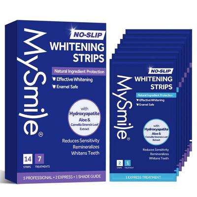 MySmile Non-Slip Teeth Whitening Strips with Natural Ingredients