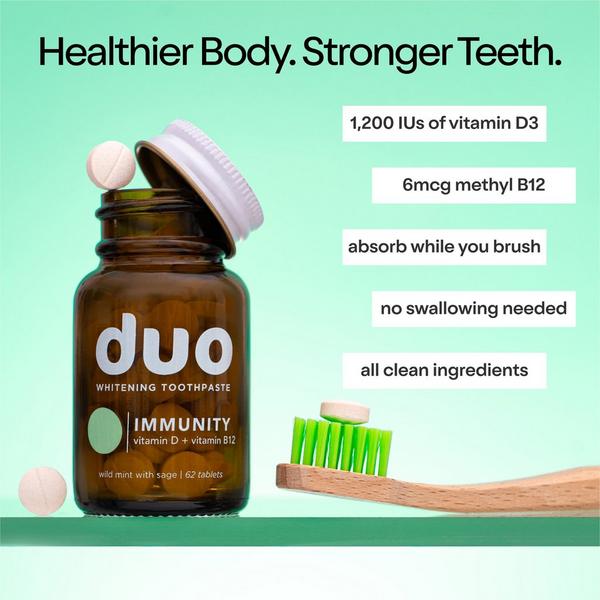 Duo Toothpaste Immunity Whitening Toothpaste Tablets #2