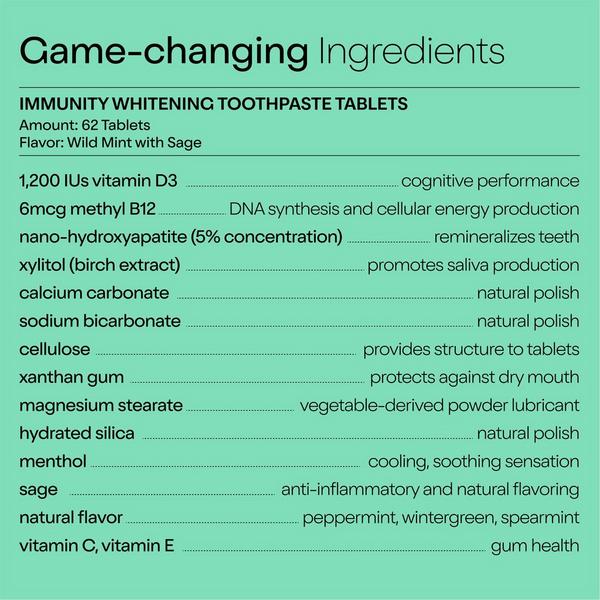 Duo Toothpaste Immunity Whitening Toothpaste Tablets #6