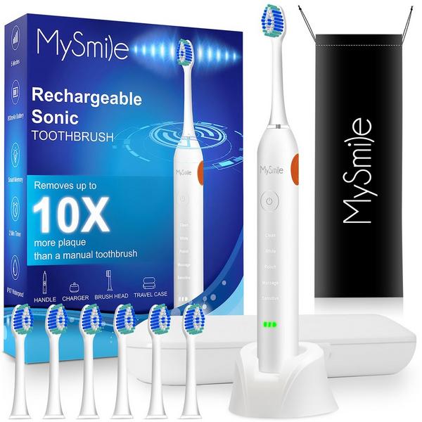 MySmile Elite Rechargeable Sonic Toothbrush with Travel Case #1