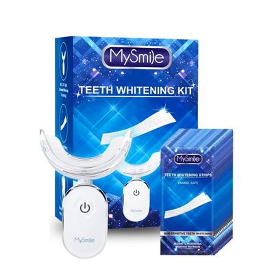 MySmile Teeth Whitening Strips with LED Light Kit