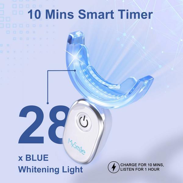 MySmile Teeth Whitening Strips with LED Light Kit #2
