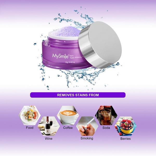 MySmile PAP Purple Teeth Whitening Powder #7