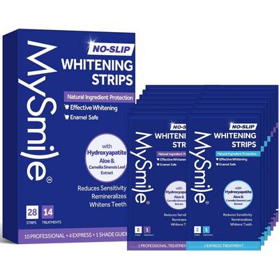 MySmile Non-Slip Teeth Whitening Strips with Natural Ingredients