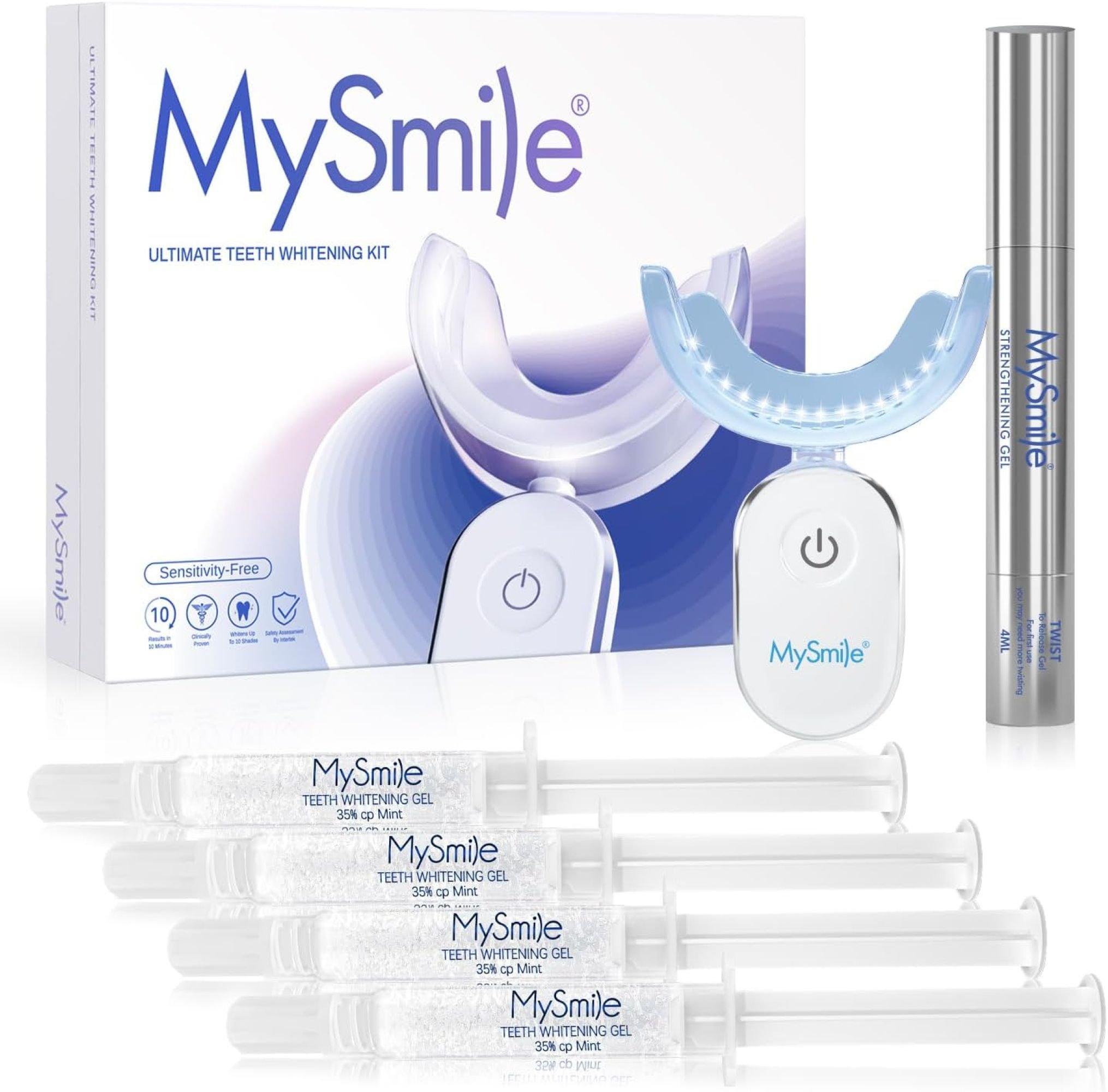 MySmile Ultimate Teeth Whitening Kit with Enamel Strengthening Gel #1
