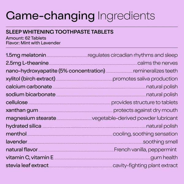 Duo Toothpaste Sleep Whitening Toothpaste Tablets #6