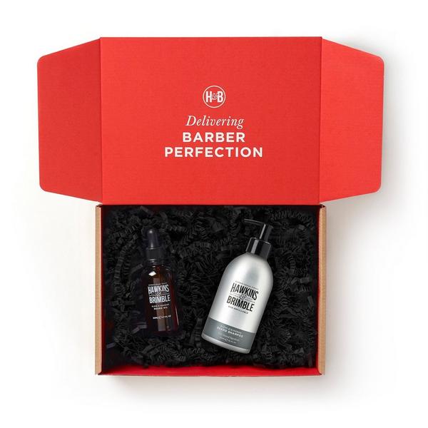 Hawkins & Brimble Eco-Refillable Beard Regime Bundle #1