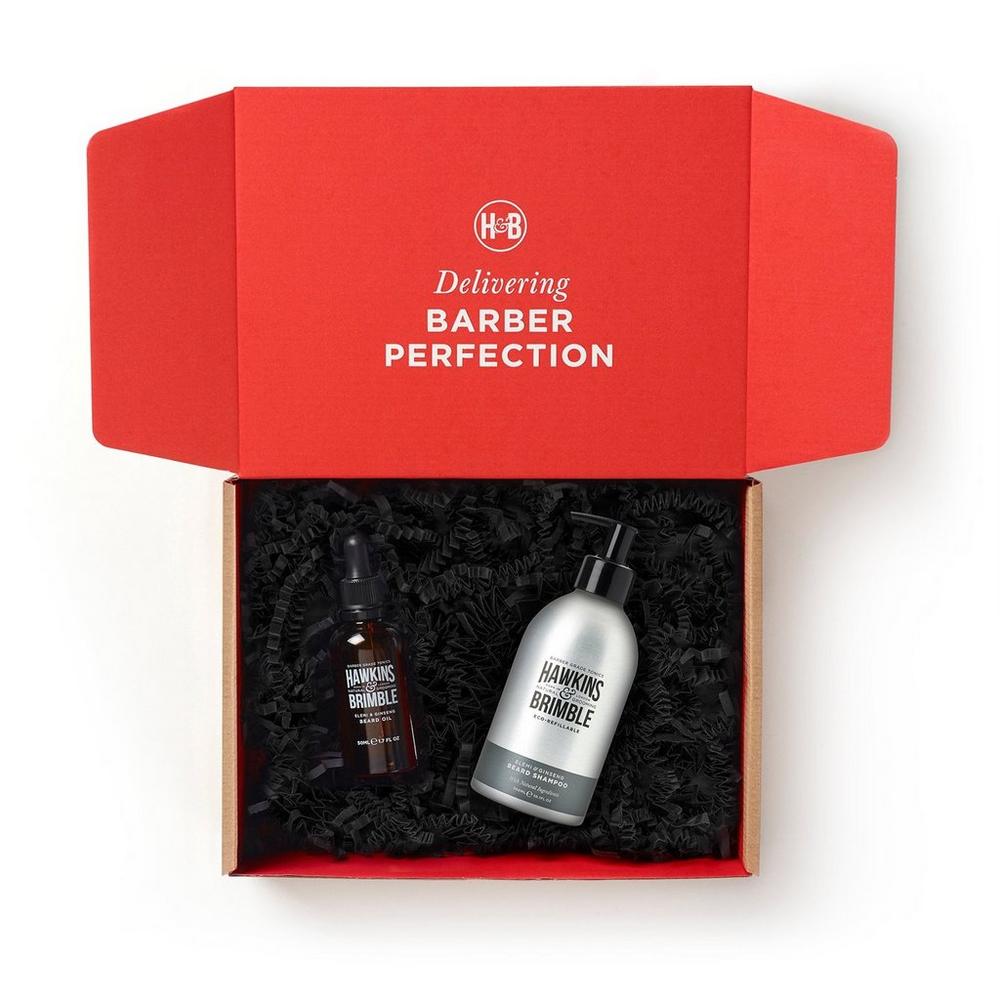 Hawkins & Brimble Eco-refillable Beard Regime Bundle