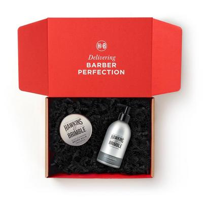 Hawkins & Brimble Eco-Refillable Beard Shampoo & Balm Bundle